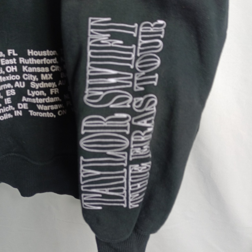 Taylor Swift The Eras Tour Black Crewneck Sweatshirt Large RN102050 Egypt - Picture 6 of 6